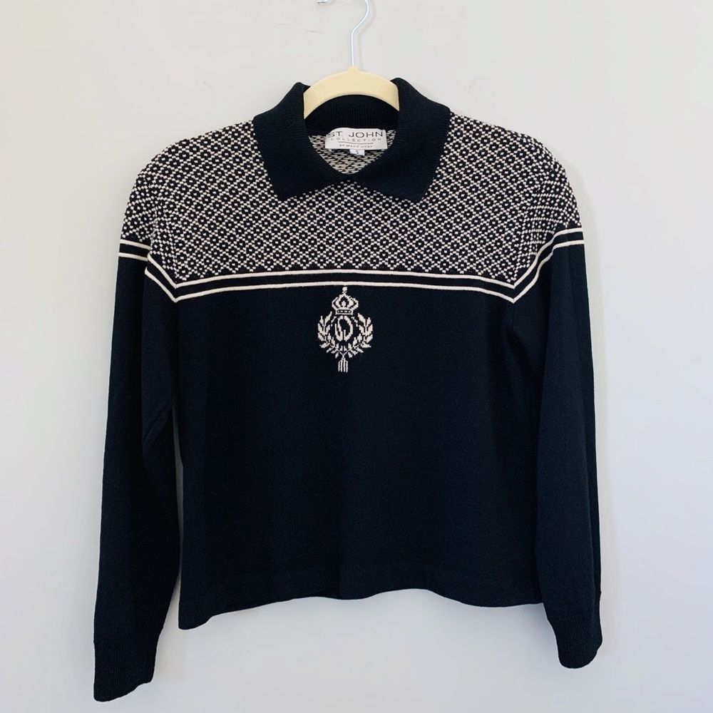 St. John Collection pullover sweater SMALL